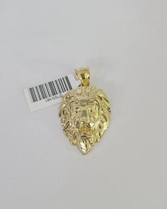 10k Roaring Lion Charm Pendant REAL 10Kt Yellow Gold Genuine