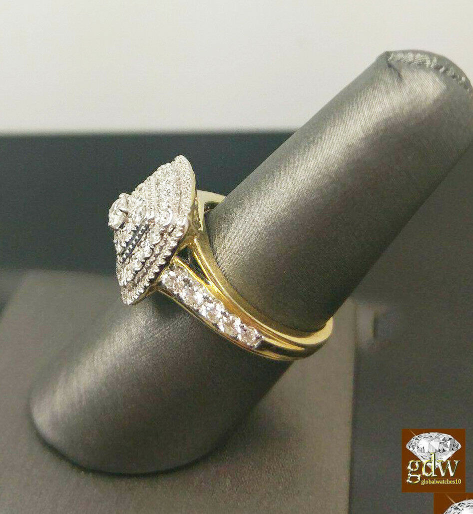 14k White Yellow Gold Ladies 1.25CT Diamond Ring Women SIZE 7 Band ,GENUINE REAL