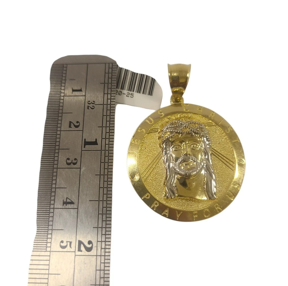 Real 10k Rope Chain Jesus Christ Charm Necklace Pendant Set 4mm 20"-30" Gold