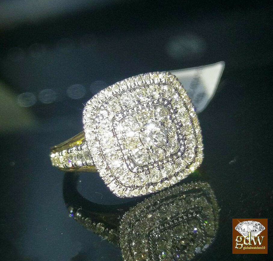 14k White Yellow Gold Ladies 1.25CT Diamond Ring Women SIZE 7 Band ,GENUINE REAL