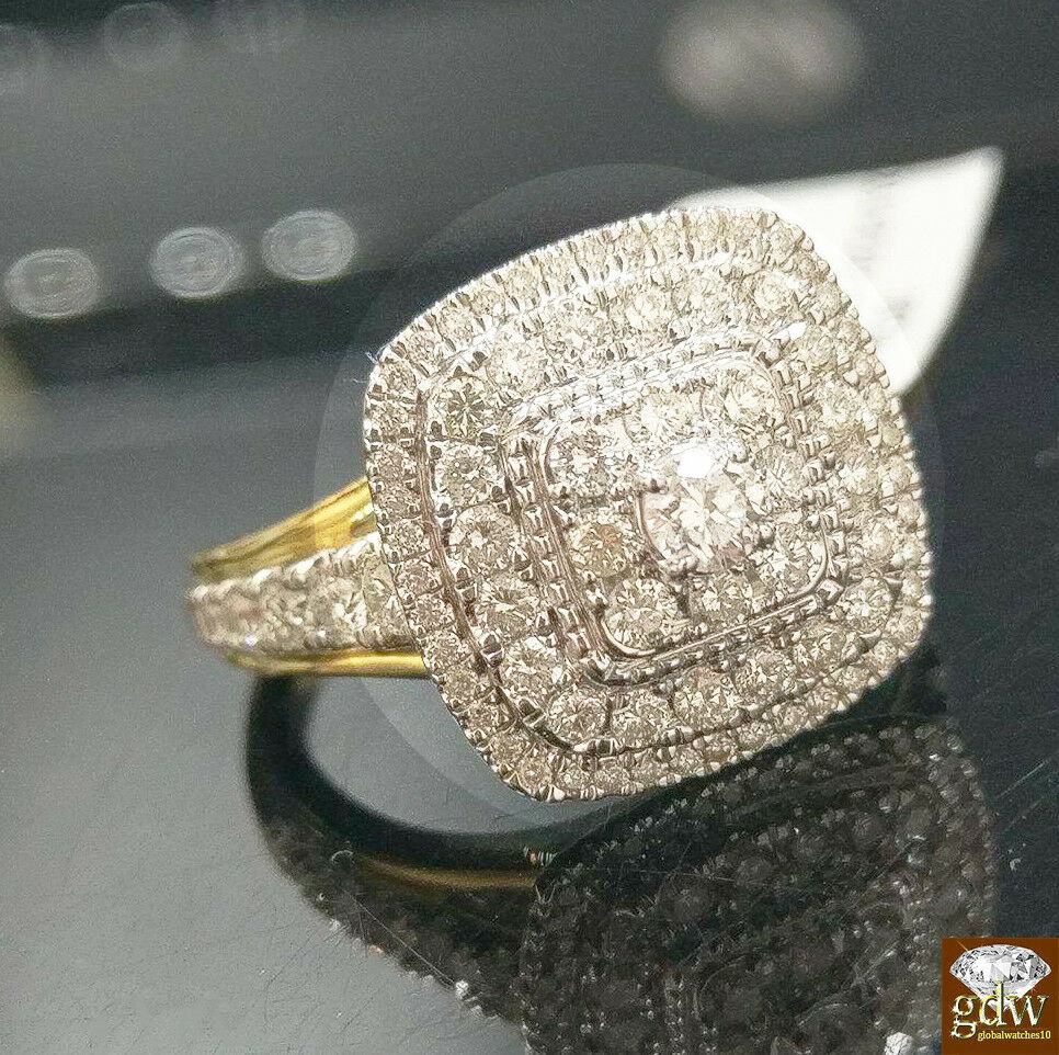 14k White Yellow Gold Ladies 1.25CT Diamond Ring Women SIZE 7 Band ,GENUINE REAL