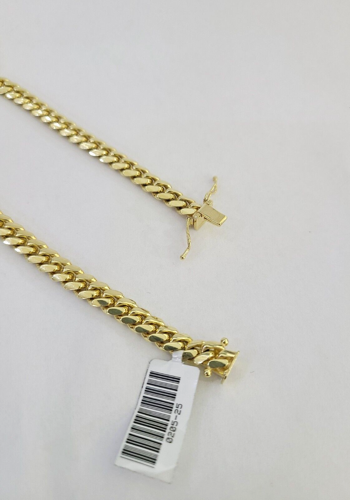 Real 10k Chain Solid 6mm Solid Miami Cuban Link Necklace 24 Inch Yellow Gold