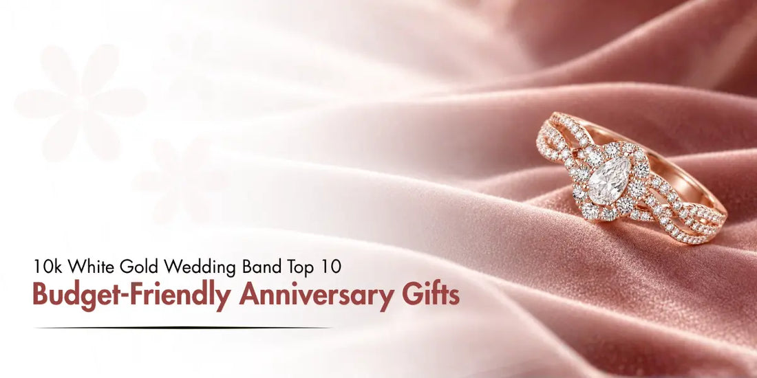 10k White Gold Wedding Band