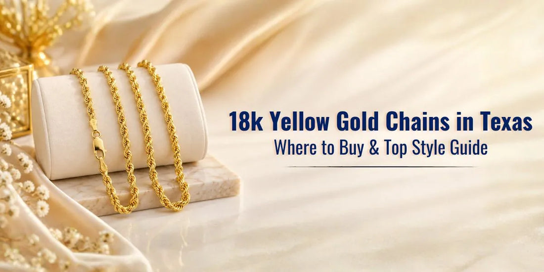 18k Yellow Gold Chains in Texas