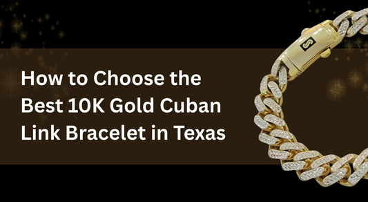 Best 10K Gold Cuban Link Bracelet in Texas