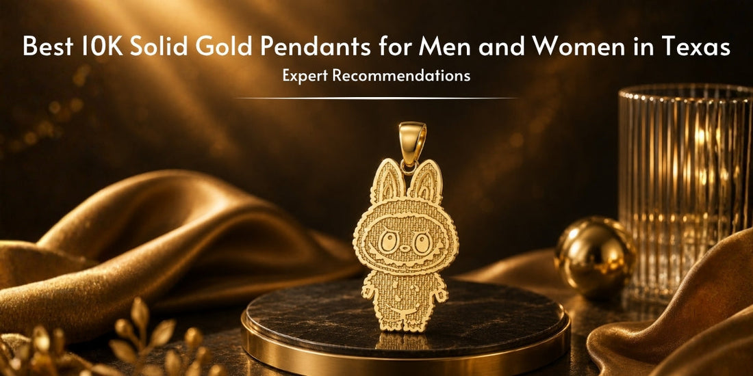 Best 10K Solid Gold Pendants for Men and Women in Texas