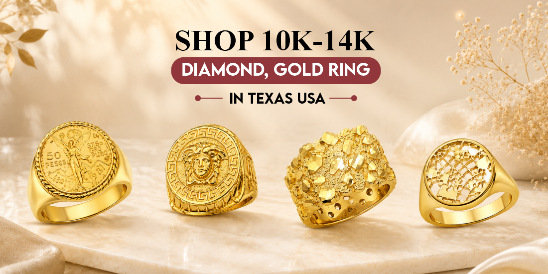 Shop 10k-14K Mens Diamond, Gold Ring in Texas Usa