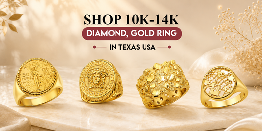 Shop 10k-14K Mens Diamond, Gold Ring in Texas Usa