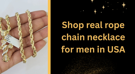 Shop Men's 10K Gold Chains in the USA