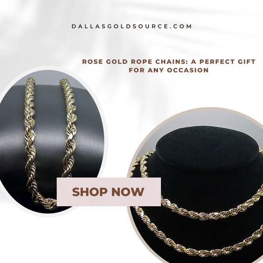 Shop Rose Gold Rope Chains in USA