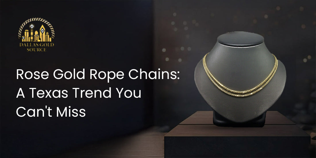 shop rose gold rope chain in USA