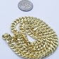 Real 10k Gold Chain 20"- 28" Miami Cuban link Necklace REAL 6mm-12mm REAL GOLD