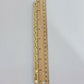 10mm 10k Yellow Gold Rope Men Bracelet 8" Diamond Cut Real Solid Link 10KT Gold