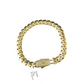 10k Yellow Gold Bracelet 8.5 Inch Royal Monaco Cuban Link 10mm Mens Box Clasp