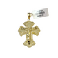 Real 10k Charm Pendant Christ Cross Crucifix Yellow Gold 10KT