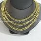 10k Yellow Gold Miami Cuban Necklace 6 7 8 MM chain 20" 22" 24" 28" 30" Box Lock
