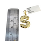 Real 10k Rope Chain S Initial Charm 3mm 18"-28" Necklace Nugget Set Pendant Gold