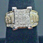 2 CT Diamond 10K Gold Ladies Ring Wedding Anniversary Princess cut Diamond Women