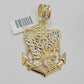 Real 14k Gold Charm Pendant Eagle Anchor 14 Kt Yellow Gold For Men's Necklace