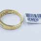 REAL 10k Men Yellow Gold Casual Ring Band 0.25 CT Real