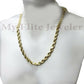 10K Yellow Gold Rope Chain Ladies Necklace 16Inch 3MM For pendant REAL 10KT GOLD
