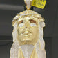 Real 10k  Rope Chain 15 mm with 1.81 Ct Diamond Jesus Head, Charm  Pendent.