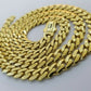 REAL 10k Gold Royal Miami Cuban Chain 6mm Monaco Necklace 18"-24" 10kt yellow Gd