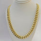 14k 10mm Mens Necklace Chain Miami Cuban Link  24" Inch REAL 14KT Real Gold Sale