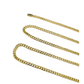 Real 10k Yellow Gold Necklace 3mm Miami Cuban Link Chain 22 Inch 10KT