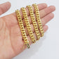 10k Gold Chain Necklace 6mm Miami Cuban Link 20" - 26 Inch REAL 10kt Yellow Gold