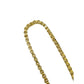 10K Yellow Gold Byzantine Chain Necklace 5mm 26 Inch 10kt Diamond Cuts Men's