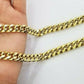 14k REAL Yellow Gold Necklace 26" Inch 10mm Miami Cuban Box Lock Men 14kt