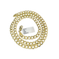 Real 10k Gold Chain Cuban Curb Link 20 Inch 5.5mm 10kt Yellow Gold Necklace