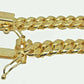 Real 14k Gold Necklace Miami Cuban Link chain 7mm 18"- 30" 14k Real 14kt For Men