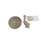 Real 10k Yellow Gold Praying Hands Diamond Charm Pendant 1'' inch Genuine 10kt