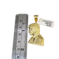 Real 10k Charm Pendant Christ Head Yellow Gold 10KT