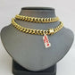 14k REAL Yellow Gold Necklace 26" Inch 10mm Miami Cuban Box Lock Men 14kt