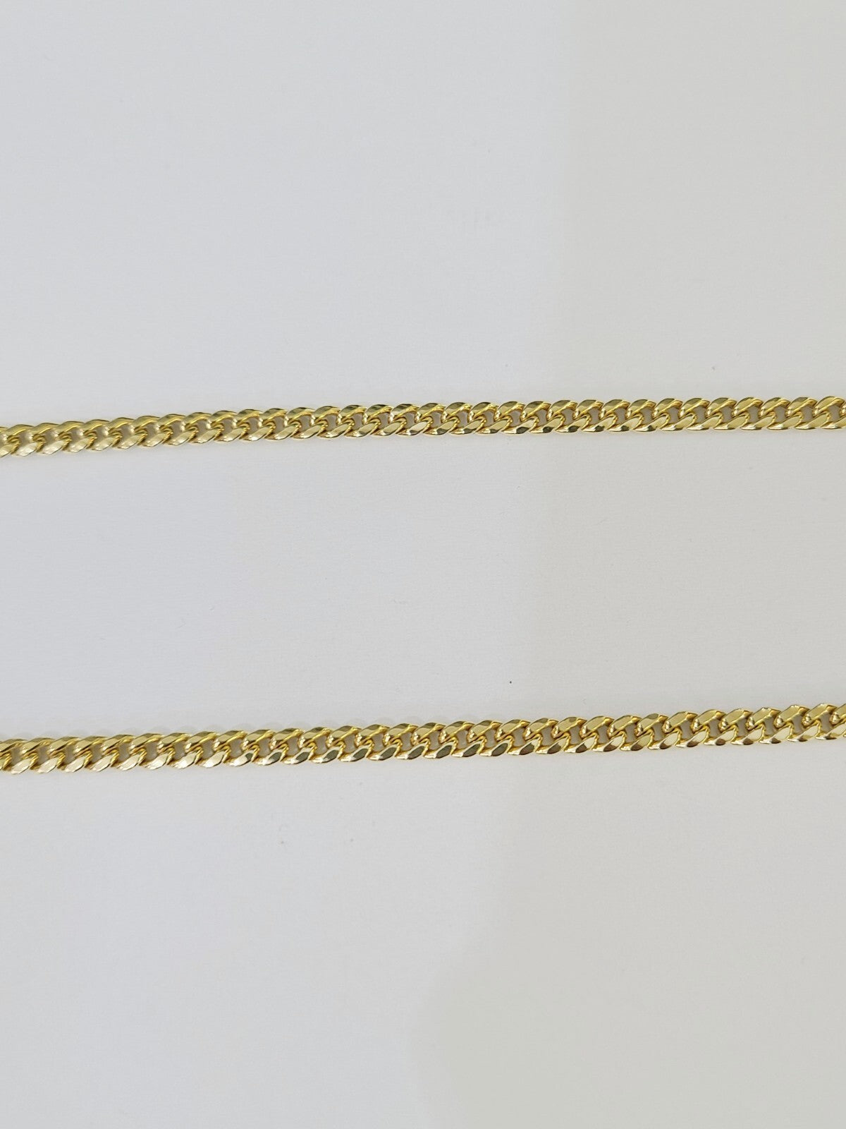 10k Nugget Cross Miami Cuban Chain 4mm 22 inch SET Necklace Pendant