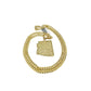 10K Yellow Gold Miami Cuban Link Chain Set Arizona Map Charm Pendant 4.5mm 18-28