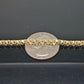 10k Yellow Gold Chain Men's Byzantine Necklace 28 Inch Lobster 3.5 mm, REAL,Rope
