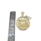 10k Yellow Gold Cuban Curb Chain SET Last Supper Pendant Charm 8mm Necklace Men