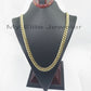 10mm 14k Yellow Gold Chain Necklace Miami Cuban Link Men Real 14kt Gold 28 Inch