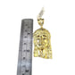 Real 10k Charm Pendant Religious Head Christ Yellow Gold 10KT