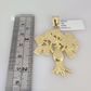 10k Money Tree Charm Pendant Men's REAL 10Kt Yellow Gold Genuine