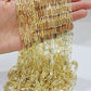 Real 10k Yellow Gold 4mm Paperclip Chain Cable Link Necklace 16"-24" Inch Hollow