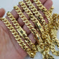 REAL 10k Gold Royal Miami Cuban Chain 6mm Monaco Necklace 18"-24" 10kt yellow Gd