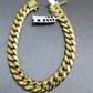 REAL 14K Yellow Gold Miami Cuban Bracelet 9" inch Link 9mm Brand New Box Clasp