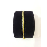 10k Real Solid Gold Miami Cuban Bracelet 5mm Link 7" inch Women Men