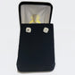 Real 2CT Round Brilliant Cut Diamond Stud Earring In 14K Gold Lab Created VS ADJUSTED LISTING