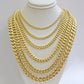 Real 10k Gold Chain Necklace Miami Cuban Link 18"-30" Inch 6mm 7mm 8mm 9mm 10mm